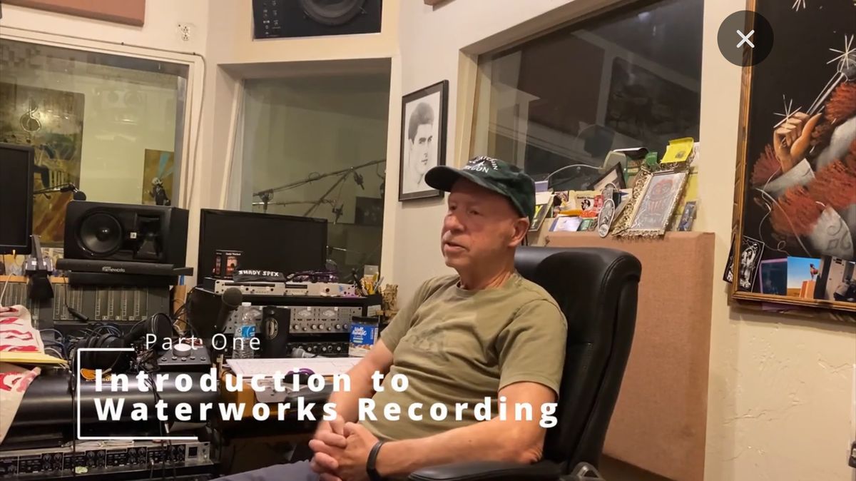 Interview in the Waterworks recording studio